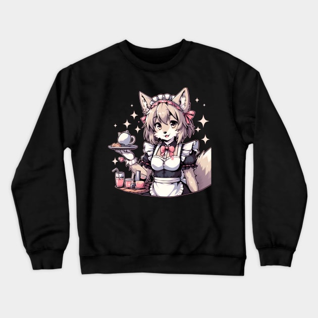 furryart Crewneck Sweatshirt by vaporgraphic